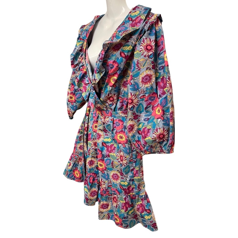 Code X Mode Multicolored Vibrant Floral Mini Dres… - image 3